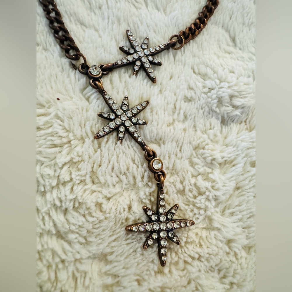 Dark Starburst Pendant Whimsigoth Fairy Vintage Inspired Necklace Witchy Goth - Picture 2 of 9